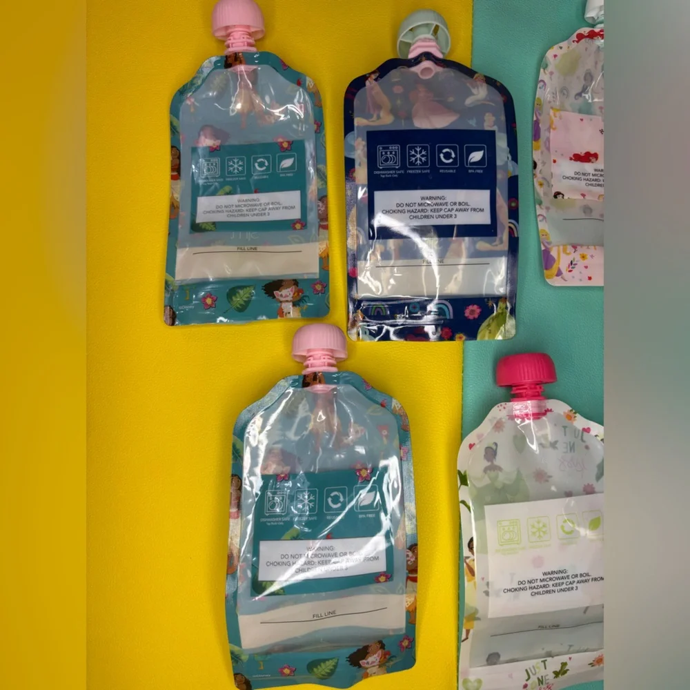 Simple Modern Disney‎ Princess Reusable Baby Food Pouches for Toddlers